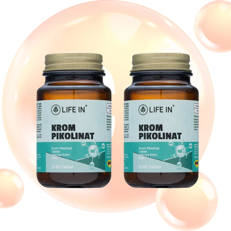 قرص مکمل لاغری و سم زدای بدن کروم پیکولینات۶۰ عددی