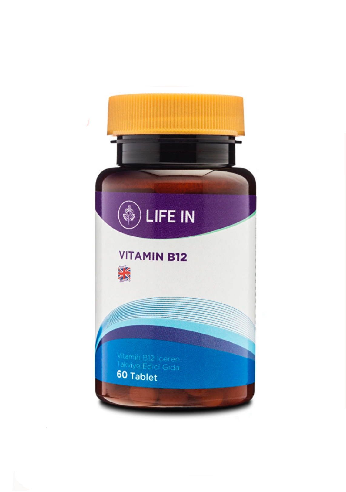 قرص ویتامین b12 تعداد 60 عددی برند life in