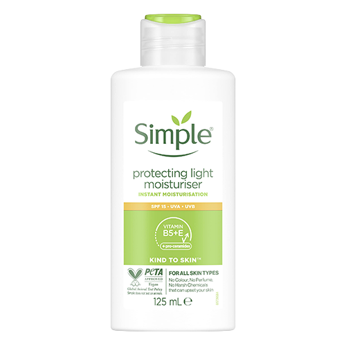 آبرسان جدید ۱۲۵ میل سیمپل حاوی ضدآفتاب spf15